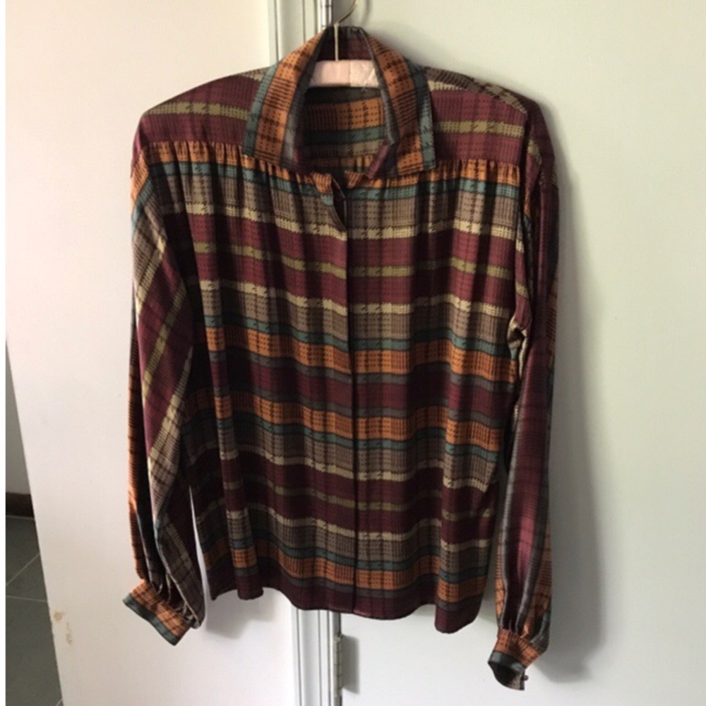 Vintage Satin Blouse